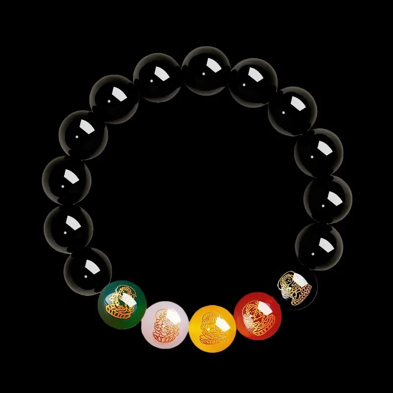 Five Wealth Gods — Obsidian