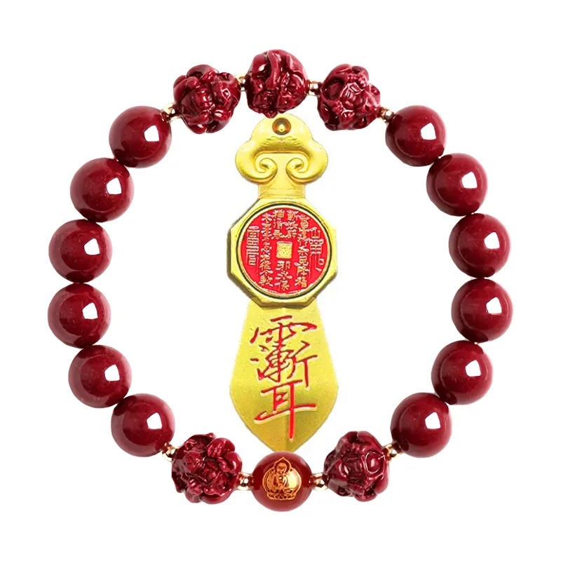Zodiaque cinabre Bracelet, main view